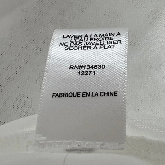 EUC Sunday In Brooklyn Anthropologie Off the Shoulder White Lace Blouse Size M - Picture 9 of 9